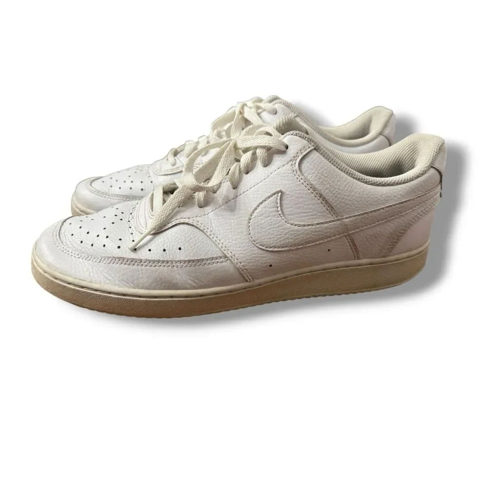 Nike Court Vision Low Triple White CD5463-100 Activewear Women’s Size 11